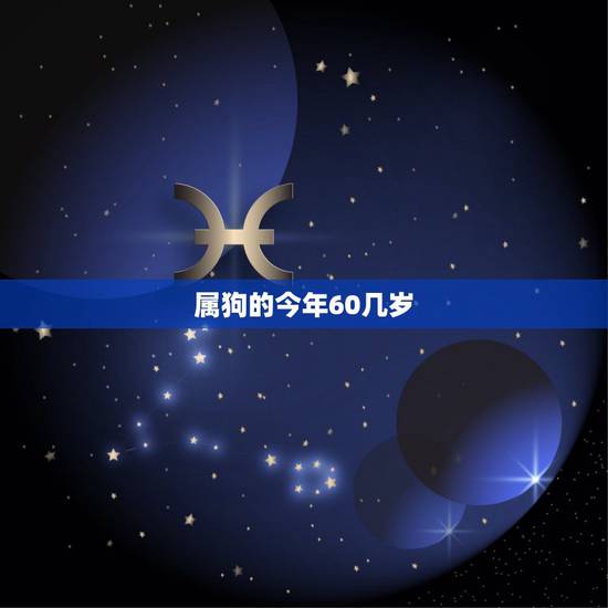 属狗的今年60几岁，今年40几岁了