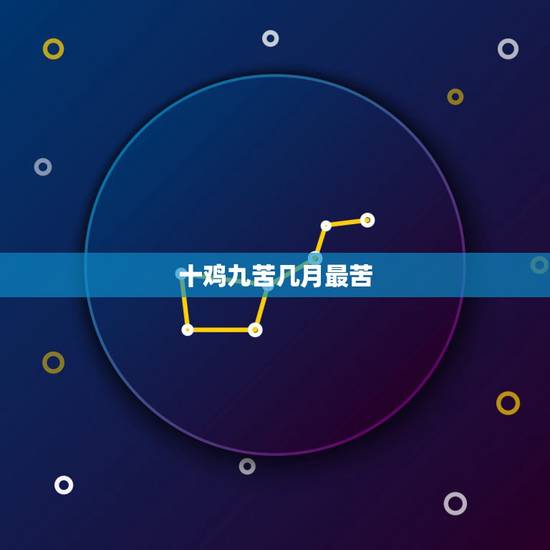 十鸡九苦几月最苦,生肖鸡哪几日是苦命日 十鸡九苦几月最苦,生肖鸡哪几日是苦命日