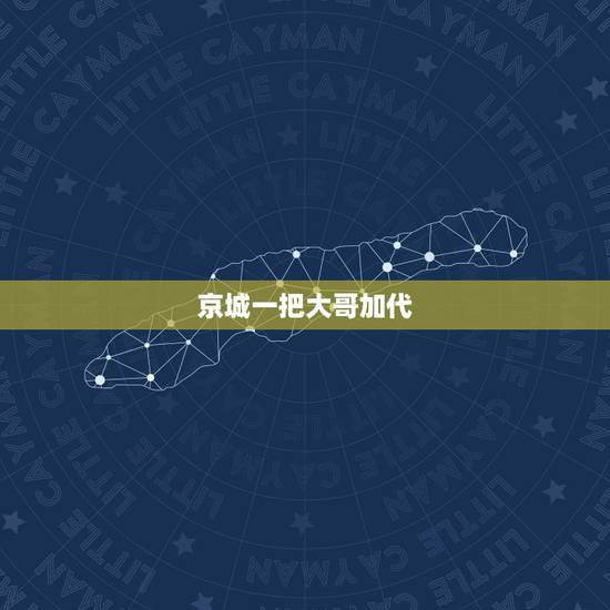 京城一把大哥加代，谁都说自己是京城四少，到底真正的富二代有哪些人啊？