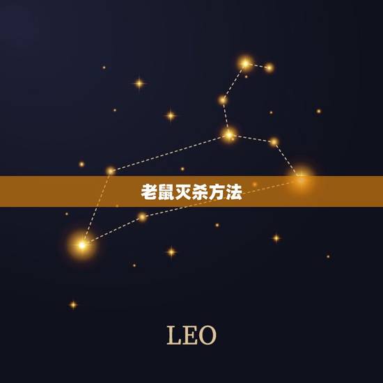 老鼠灭杀方法 老鼠灭杀方法