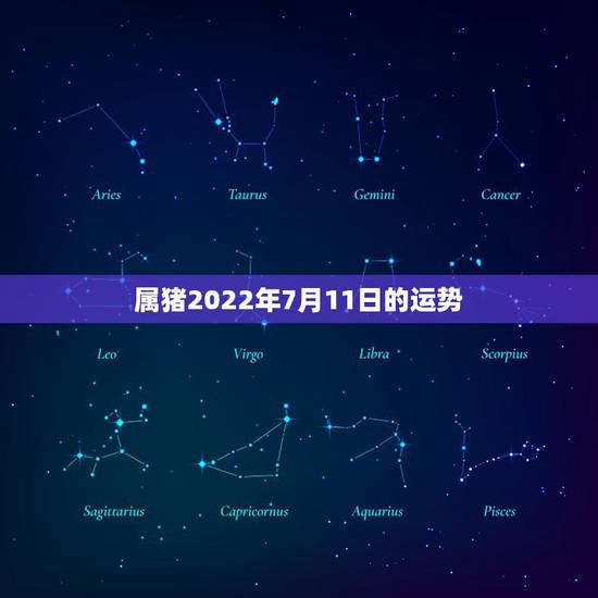 属猪2022年7月11日的运势,7|年属猪男2021年的每月运势? 属猪2022年7月11日的运势,7|年属猪男2021年的每月运势?