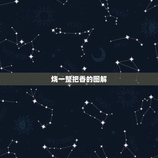 烧一整把香的图解,烧香香灰形状向花一样 烧一整把香的图解,烧香香灰形状向花一样