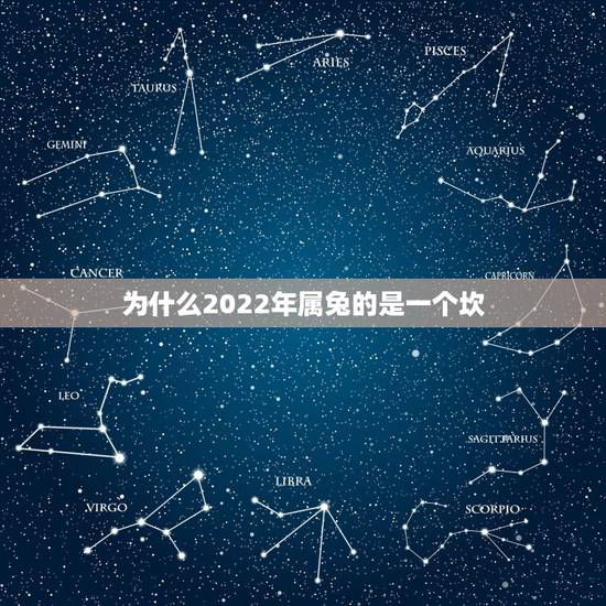 为什么2022年属兔的是一个坎，2022年兔年运势及运程