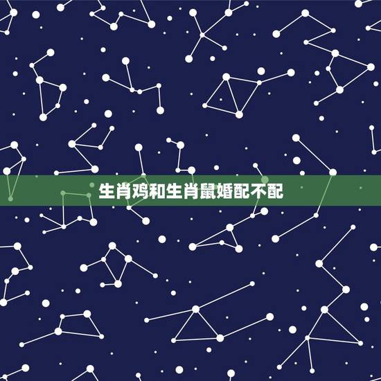 生肖鸡和生肖鼠婚配不配,属鸡的和属鼠的配吗? 生肖鸡和生肖鼠婚配不配,属鸡的和属鼠的配吗?