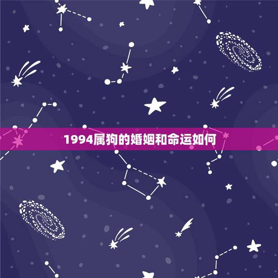 1994属狗的婚姻和命运如何,94年属狗女注定的婚姻 1994属狗的婚姻和命运如何,94年属狗女注定的婚姻