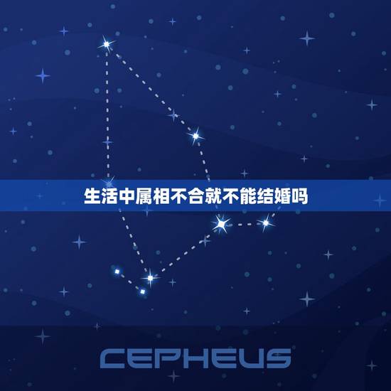 生活中属相不合就不能结婚吗，属相不合可以结婚吗