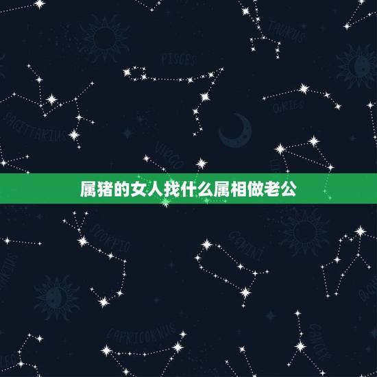 属猪的女人找什么属相做老公,属猪的女生结婚找什么属相的好? 属猪的女人找什么属相做老公,属猪的女生结婚找什么属相的好?