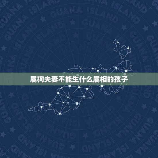 属狗夫妻不能生什么属相的孩子，我属鼠，我老公属狗，我们要什么属相的孩子