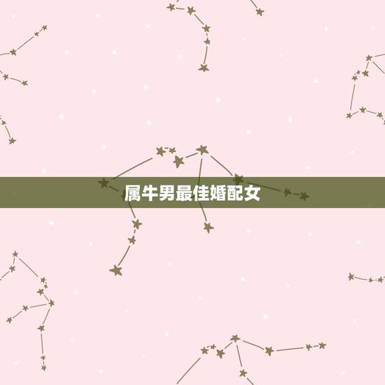 属牛男最佳婚配女 属牛女与什么属相最配