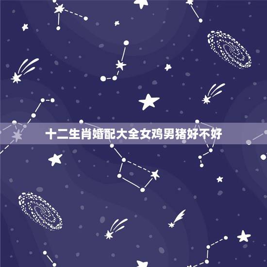 十二生肖婚配大全女鸡男猪好不好,属相婚配:男属鸡和女属猪相配吗 十二生肖婚配大全女鸡男猪好不好,属相婚配:男属鸡和女属猪相配吗