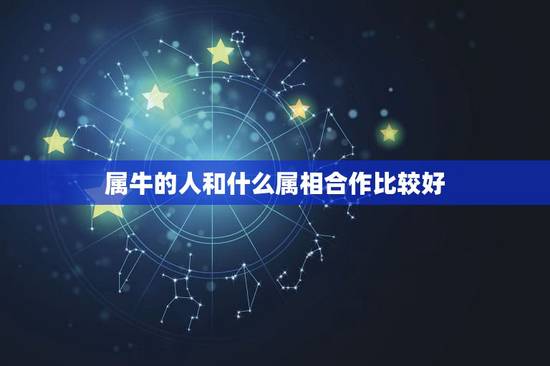 属牛的人和什么属相合作比较好，61年属牛的人不能与什么属相那年生的人合