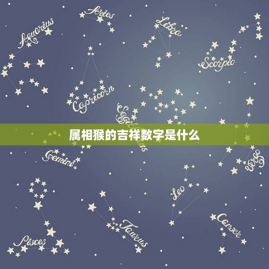 属相猴的吉祥数字是什么，一九九六年属鼠的幸运数字是多少