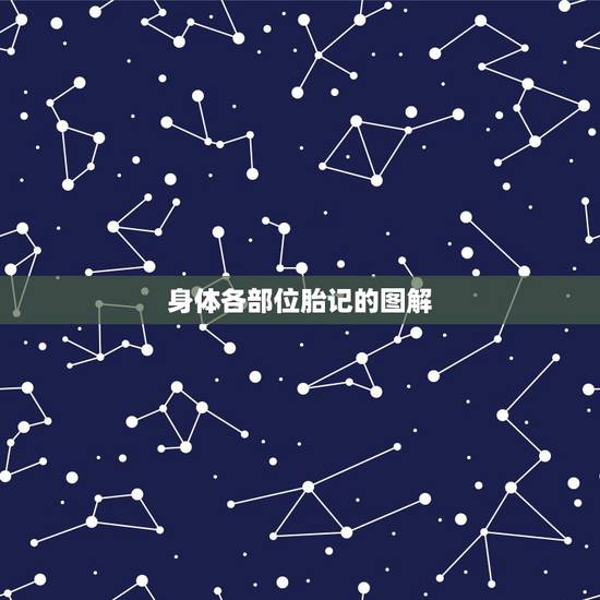身体各部位胎记的图解，出生胎记有什么样图片