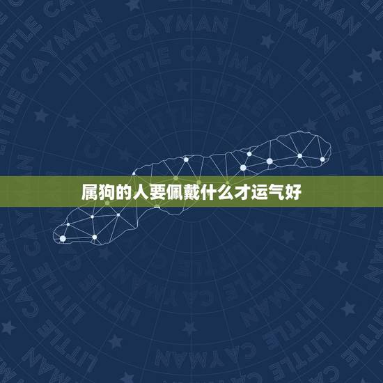 属狗的人要佩戴什么才运气好，1982年属狗人一生财运