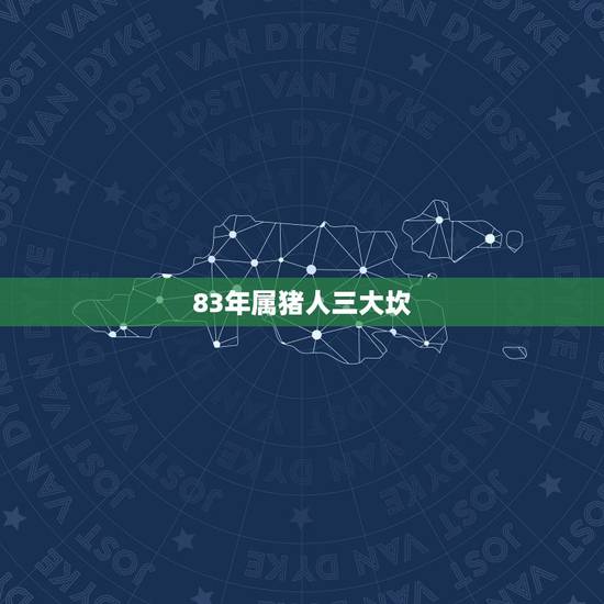 83年属猪人三大坎,83年属猪人的命运多会能翻身 83年属猪人三大坎,83年属猪人的命运多会能翻身