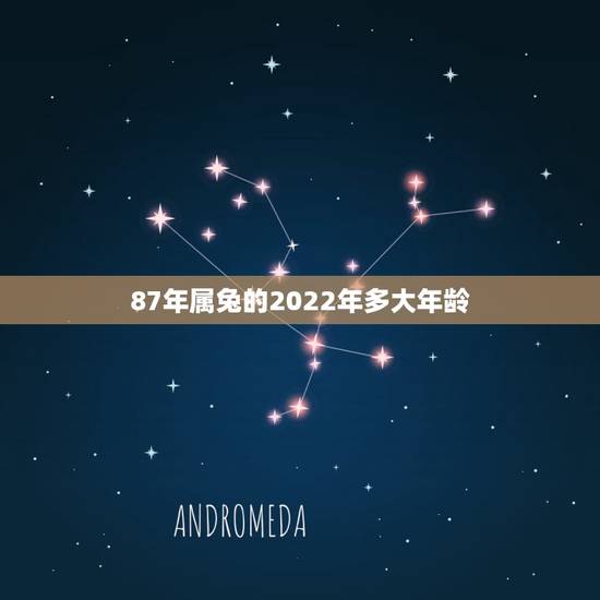 87年属兔的2022年多大年龄，属虎的今年多大