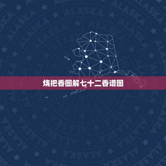 烧把香图解七十二香谱图，五根香烧香图解