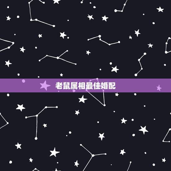 老鼠属相最佳婚配，生肖鼠跟什么最配，属鼠的属相婚配表
