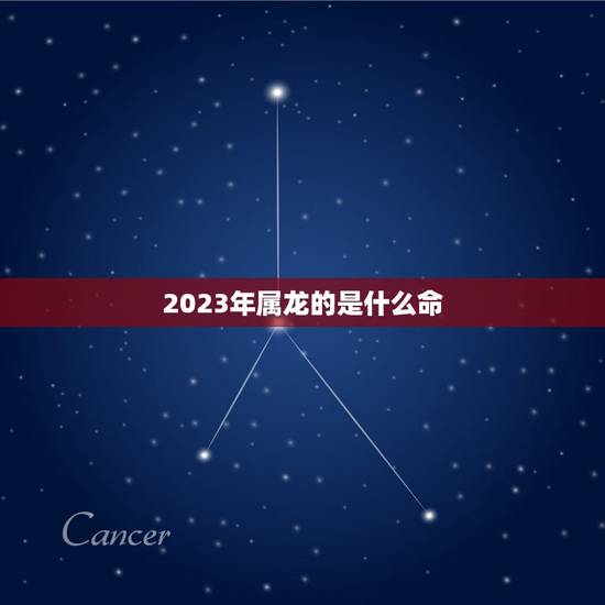 2023年属龙的是什么命,2024年龙年不宜生子的属相 2023年属龙的是什么命,2024年龙年不宜生子的属相