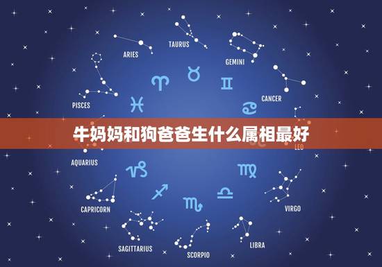 牛妈妈和狗爸爸生什么属相最好，爸爸属羊妈妈属猪生个什么宝宝好