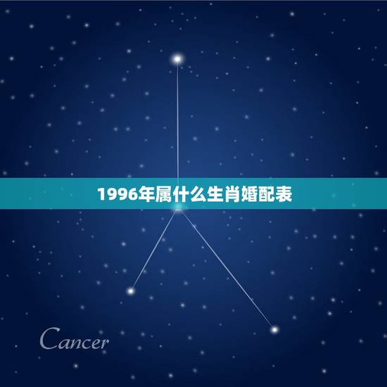1996年属什么生肖婚配表，1996年属什么生肖配对更好