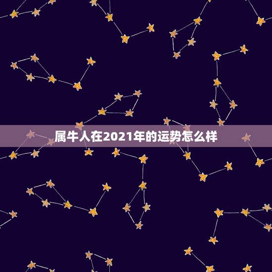 属牛人在2021年的运势怎么样，73年属牛女2021年运势运程