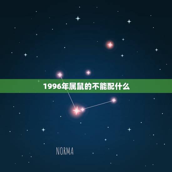1996年属鼠的不能配什么，98年属什么的生肖