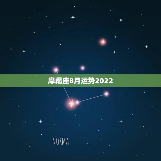 摩羯座8月运势2022，2008年的摩羯座运势？