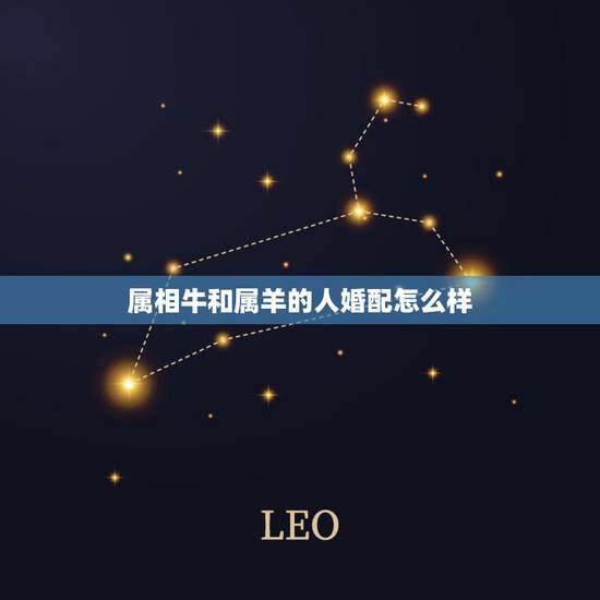属相牛和属羊的人婚配怎么样，属牛和属羊相配吗？