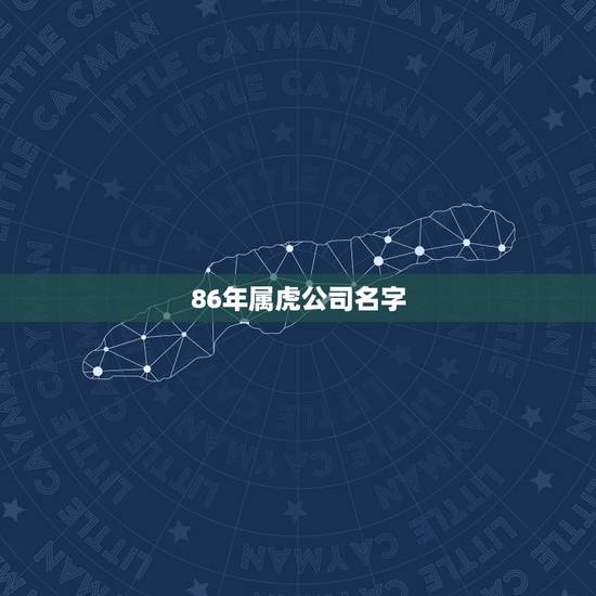 86年属虎公司名字，带虎字的公司名字大全