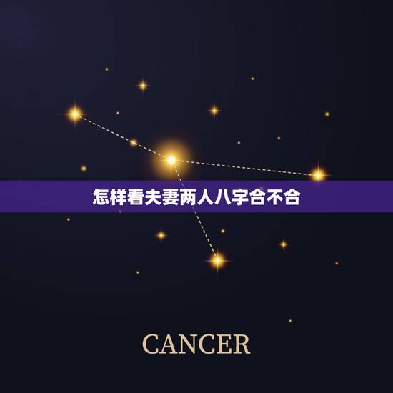 怎样看夫妻两人八字合不合,怎么看俩夫妻的命合不合? 怎样看夫妻两人八字合不合,怎么看俩夫妻的命合不合?