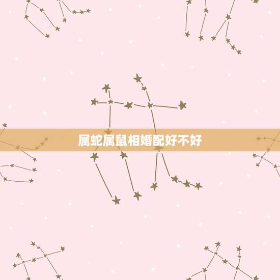 属蛇属鼠相婚配好不好,属蛇的属相婚配表 属蛇属鼠相婚配好不好,属蛇的属相婚配表
