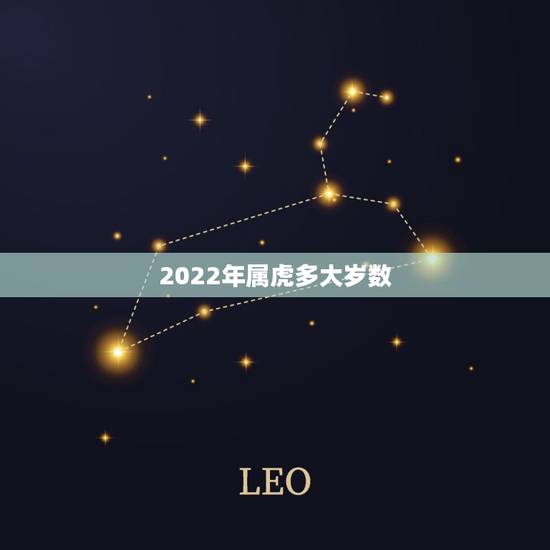 2022年属虎多大岁数，2022年属虎的全年运势