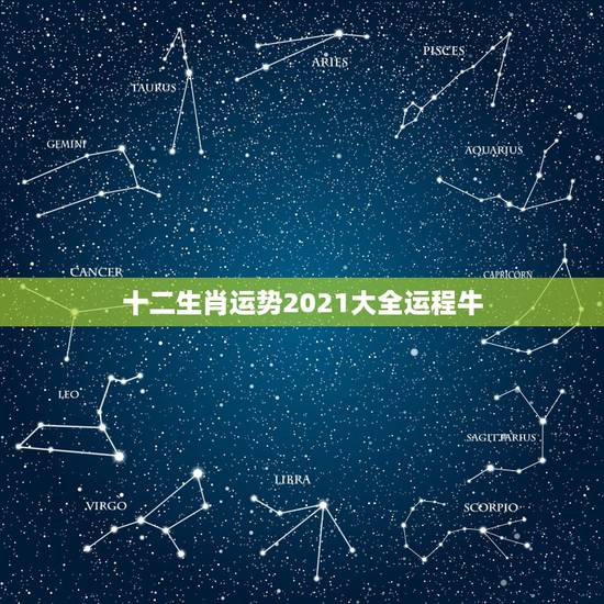 十二生肖运势2021大全运程牛，2021年牛人运势运程
