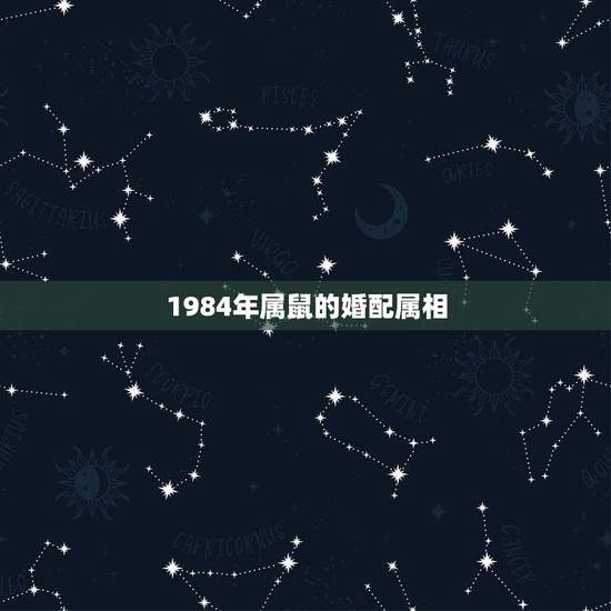 1984年属鼠的婚配属相,84年生肖属鼠的和什么属相配对 1984年属鼠的婚配属相,84年生肖属鼠的和什么属相配对