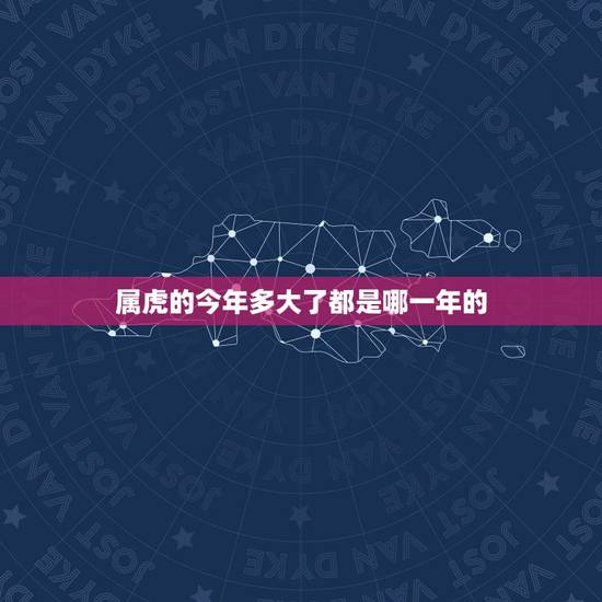 属虎的今年多大了都是哪一年的,属虎的人是几几年出生今年多大了? 属虎的今年多大了都是哪一年的,属虎的人是几几年出生今年多大了?