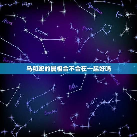 马和蛇的属相合不合在一起好吗，属相是马的人与属相是蛇的人在一起是不是不