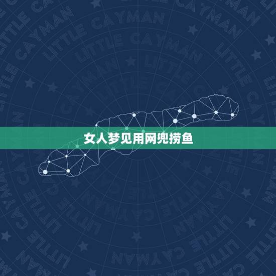 女人梦见用网兜捞鱼，梦见用渔网捞鱼 好多