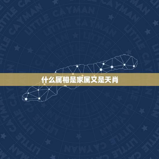 什么属相是家属又是天肖，十二生肖中，哪个生肖是天肖，哪个是地肖