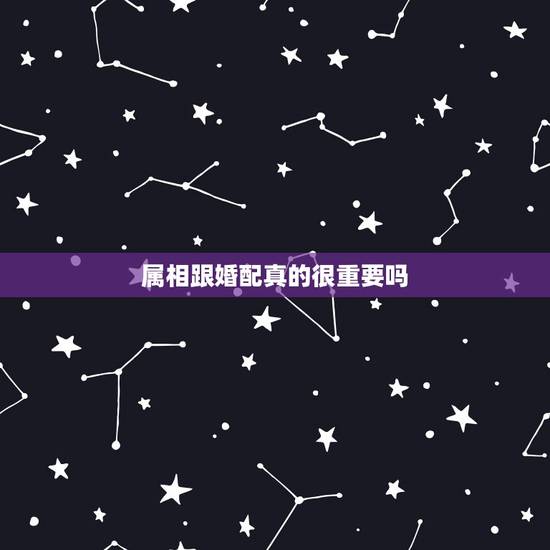 属相跟婚配真的很重要吗,找对象结婚看年龄属相,真的很重要吗? 属相跟婚配真的很重要吗,找对象结婚看年龄属相,真的很重要吗?