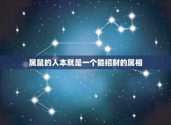 属鼠的人本就是一个能招财的属相，属鼠的与什么属相的人相冲
