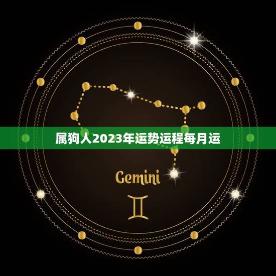 属狗人2023年运势运程每月运(详解幸运之年财运亨通) 属狗人2023年运势运程每月运(详解幸运之年财运亨通)