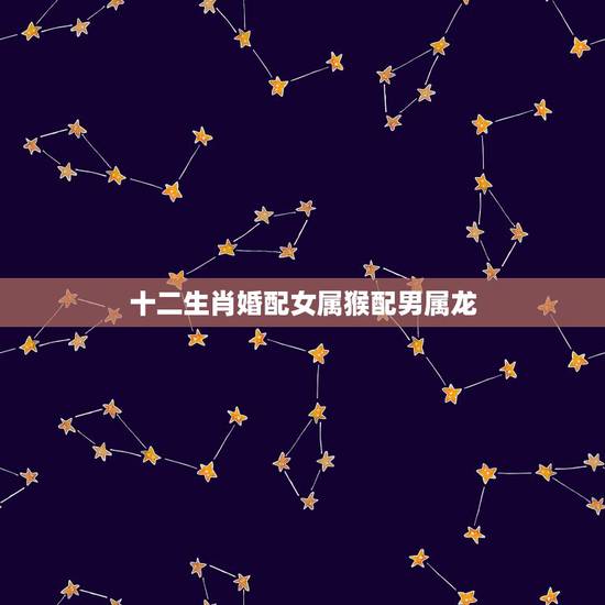 十二生肖婚配女属猴配男属龙,属龙的和属猴的在一起好吗 十二生肖婚配女属猴配男属龙,属龙的和属猴的在一起好吗