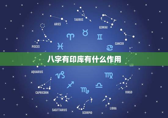 八字有印库有什么作用，请问八字里的双重财库是什么意思。好不好？
