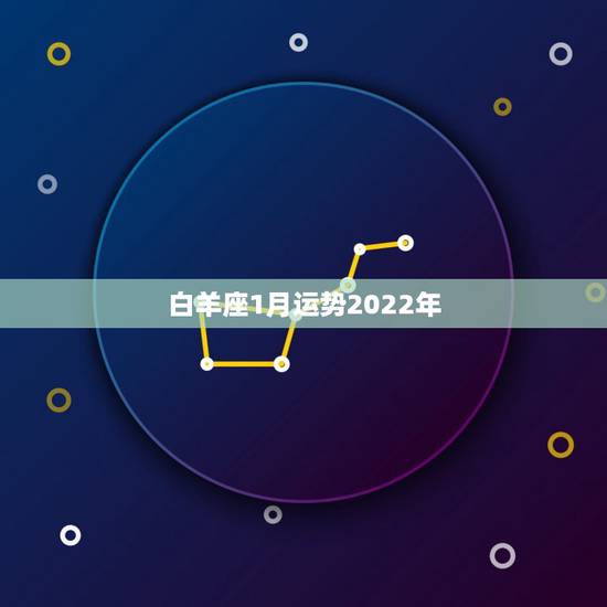 白羊座1月运势2022年,白羊座本周星座运势(1月25日∼1月31日) 白羊座1月运势2022年,白羊座本周星座运势(1月25日∼1月31日)