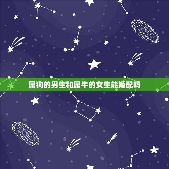 属狗的男生和属牛的女生能婚配吗,属狗的男生与属牛的女生可以相配吗? 属狗的男生和属牛的女生能婚配吗,属狗的男生与属牛的女生可以相配吗?