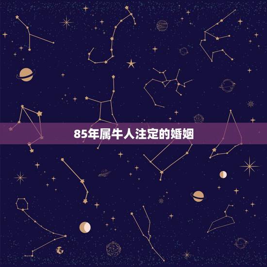 85年属牛人注定的婚姻 85年属牛的感情婚姻 85年属牛人注定的婚姻 85年属牛的感情婚姻