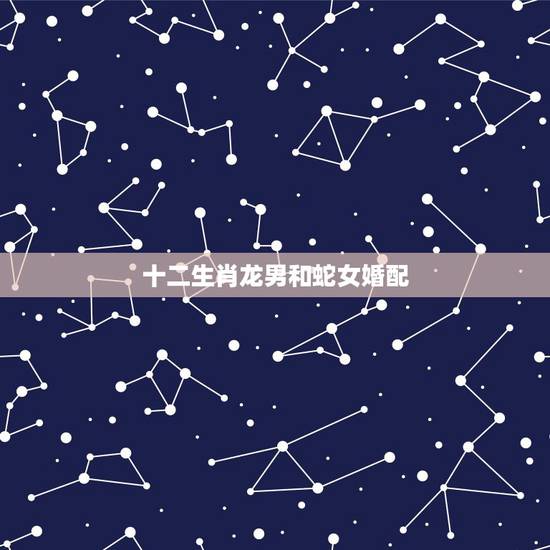 十二生肖龙男和蛇女婚配，属蛇和属龙相配吗？