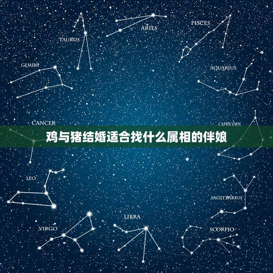 鸡与猪结婚适合找什么属相的伴娘，男女双方属鸡的结婚用什么属相的伴娘？