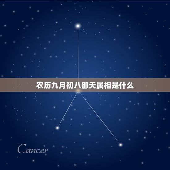 农历九月初八那天属相是什么,农历九月初八是什么星座 农历九月初八那天属相是什么,农历九月初八是什么星座